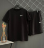 Шорти Nike білий лого + футболка Nike чорна RD171/RD206