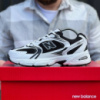 Кросівки весна-літо New Balance колір білий/чорний