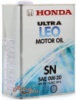 Honda Ultra LEO 0W-20 SN 4L Моторное масло Хонда