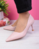 Жіночі рожеві туфлі на шпильці