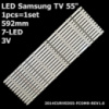 LED підсвітка Samsung TV 55« Panasonic: TX-55CR430E TX-55CRW434 TX-55CR430B Pioneer: LED-55B800T 1шт.