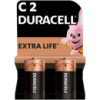 Батарейка Duracell C LR14 щелочная 2шт. в упаковке (5000394052529 / 81483545)