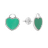 Серебряные серьги CatalogSilver с емаллю (2159827)