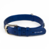 Нашийник «CoLLaR brilliance» з прикрасою «Квітка» (ширина 25мм, довжина 38-49см) синій