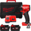 Шуруповерт ударний акумуляторний безщітковий MILWAUKEE, M18 FID3-502X, 226Нм (зарядний пристрій M12-18 FC, 2 акумулятори М18 В5