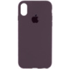 Чохол Silicone Case Full Protective (AA) для Apple iPhone X (5.8«) / XS (5.8»), Фіолетовий / Elderberry - купити в SmartEra.ua