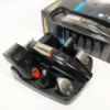 Машинка для стрижки 5в1 Geemy GM-853 стайлер, бритва, триммер на акумуляторі нержавіюча сталь 6 насадок
