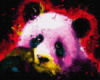 Картина за номерами «Панда у фарбах» 40х50см