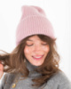 Жіноча зимова рожева шапка