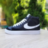 Nike Blazer Mid чорні на білій