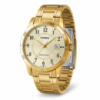Чоловічий годинник Casio MTP-V004G-9B класичний золотистий з датою та мінеральним склом