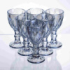 Набір чарок Diamond Blue 6 штук по 40 мл HP-19-278 прозорий чарка для міцних напоїв коктейлів шотів