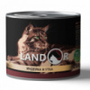 LANDOR Turkey and Duck for Cats Влажный корм для взрослых кошек с индейкой и уткой 200 г
