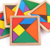 Игра-головоломка «Танграм» 12 х 12 см. Цветная.