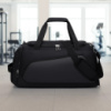 Сумка спортивная дорожная для тренировок или путешествий с плечевым ремнем,для спорта,57x26x30 см,черная