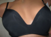Бюстгальтер безшовний 38/85В чорний на поролоні без кісточок