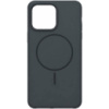 DM Чохол Silicone Case Thin Circle with MagSafe для iPhone 15 Pro Max Charcoal Grey Black