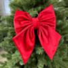 Игрушка на елку Бант 19797 20х26 см красная