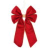 Игрушка на елку YES Бант 974991 16х28 см бордовая