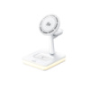 Бездротовий зарядний пристрій REMAX 33W Multifunctional 3-in-1 Wireless Charger with Light RP-W96 White (6954851222279)