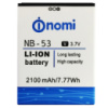 Акумулятор Original Nomi i502 Drive, NB-53 (2100 mAh)