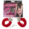 Наручники Plush Handcuffs Red фетіш аксесуар для рольових ігор інтимна іграшка з ключами