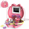 Детский косметический набор сумка для макияжа с зеркалом Kids Pretend Toy Bag