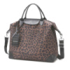 Текстильна сумка жіноча леопард коричневий 7841DB-LEO
