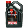 Моторное масло Motul 4100 Turbolight 10W-40 4 л
