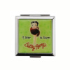 Дзеркало кишенькове «Betty Boop», зелене