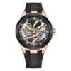 Чоловічий годинник Pagani Design PD-YS030 Rose Gold-Black Rubber з сапфіровим склом та автопідзаводом