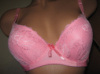 Бюстгальтер ROSE GIRL на поролоні з мереживом чашка А рожевий