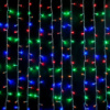 Гирлянда 240LED (Водопад ) Red/Green/Blue/Yellow, 2*2метра, прозрачная изоляция, BOX