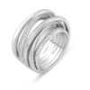 Серебряное кольцо CatalogSilver с фианитами, вес изделия 11,31 гр (2078920) 18 размер