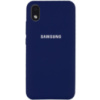 Чохол Silicone Cover Full Protective (AA) Для Samsung Galaxy M01 Core / A01 Core (Темно-синій / Midnight blue) - купити в SmartEra.ua