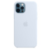 Чохол для Apple iPhone 12 Pro / 12 (6.1«») - Silicone case (AAA) full with Magsafe Блакитний / Cloud Blue - купити в SmartEra.ua