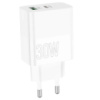 Зарядний пристрій Borofone BA75A PD30W+QC3.0, White - купити в SmartEra.ua