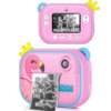 Детский фотоаппарат мгновенной печати YT008 PINK FLAMINGO с поддержкой microSD