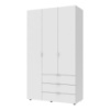 Шкаф распашной для одежды Doros Гелар 116,2х49,5х203,4 см Белый (DRS-011169)