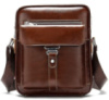 Сумка стильна чоловіча 714829 Коричнева