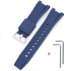 Ремінець для Casio G-Shock GST-W300 Dark Blue SI полімерний темно-синій (1051-0937)