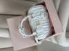 Жіноча сумка Miu Miu Arcadie Matelassé Nappa Leather Bag  Premium білий