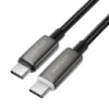Кабель Acefast C23-03 Type-C to Type-C с функцией интеллектуального отключения питания black