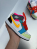 Дитячі кросівки Nike Air Jordan 1 Mid SE Baby/Toddler (22-35)