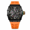 Чоловічий годинник Pagani Design PD-1738 Black-Orange з сапфіровим склом та механізмом SEIKO VH65