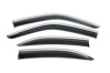 Ветровики с хромированным молдингом Niken Luxury (4 шт) для Mercedes E-сlass W210 1995-2002 гг