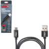 Кабель  VOIN CC-1801M BK, USB - Micro USB 3А, 1m, black (быстрая зарядка/передача данных) (CC-1801M BK)