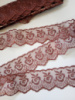 Кружево яблочко / ширина 4 см / шоколадный /  1 метр