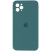 Чохол Silicone Case Square Full Camera Protective (AA) Для Apple iPhone 11 Pro Max (Зелений / Pine green) - купити в SmartEra.ua