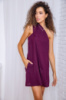 Фіолетова сукня, на одне плече, 131R8810